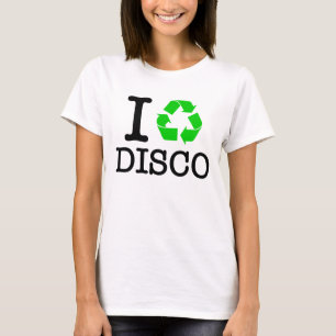 Camiseta Eu recicl o disco