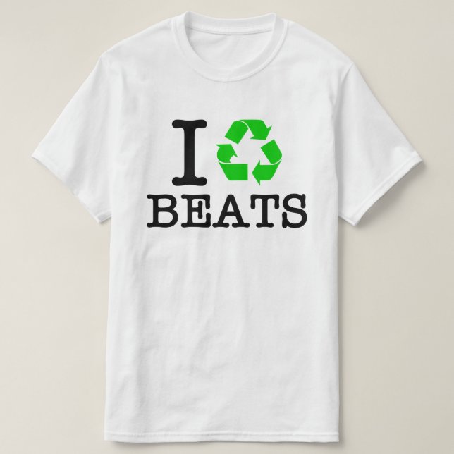 Camiseta Eu Reciclar Beats (Frente do Design)