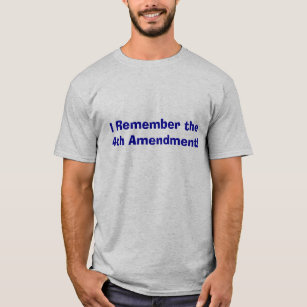 Camiseta Eu recordo a 4o alteração!