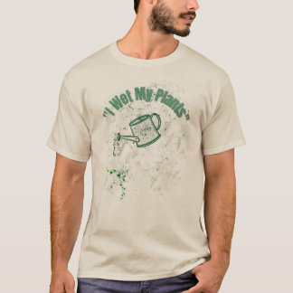 Camiseta Eu Rego Minhas Plantas | Presente Engraçado de Pun