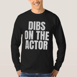 Camiseta Eu reivindico o trabalho de ator para mim