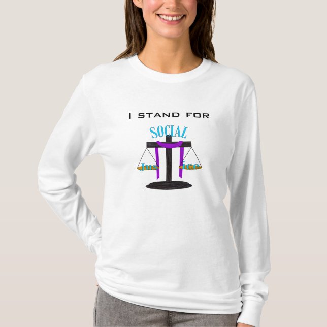 Camiseta Eu represento (equilíbrio transversal T) (Frente)