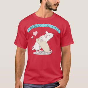 Camiseta Eu resgatei ratos do laboratório