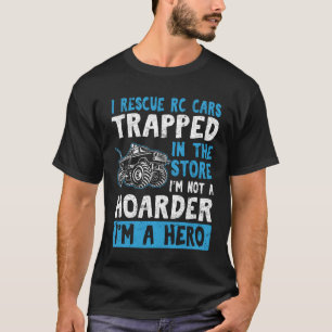 Camiseta Eu Resgato Carros RC Presos Na Loja Controle Remot