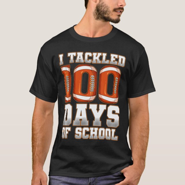 Camiseta Eu Resolvi 100 Dias De Futebol Escolar (Frente)