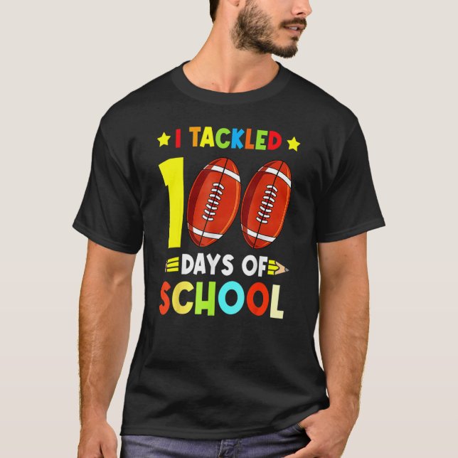 Camiseta Eu Resolvi 100 Dias De Futebol Escolar 100º Dia (Frente)