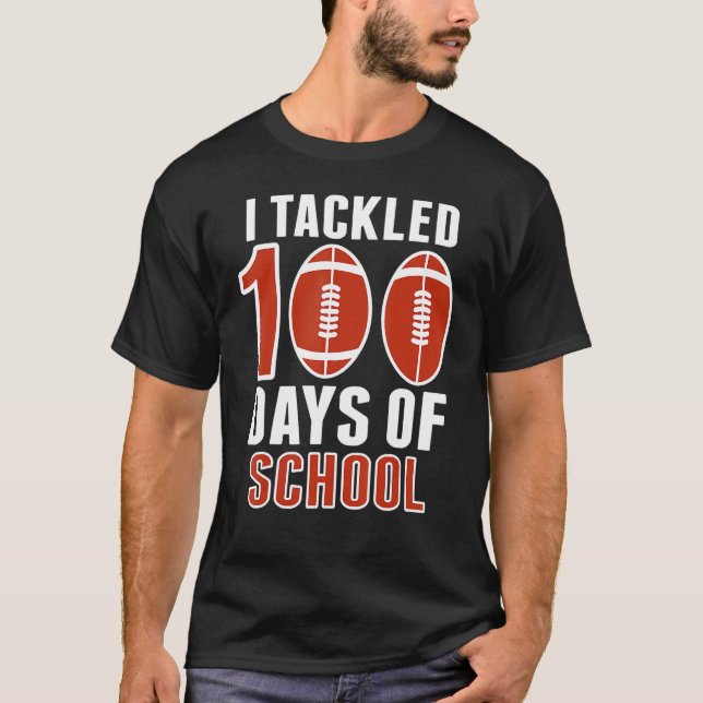 Camiseta Eu Resolvi 100 Dias De Jovens De Futebol Escolar 1 (Frente)