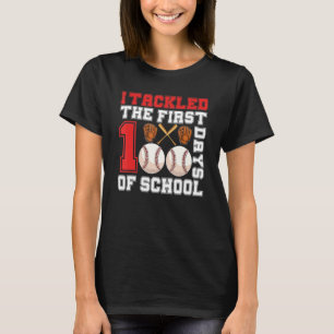 Camiseta Eu Resolvi Os Primeiros 100 Dias De Baseball Escol