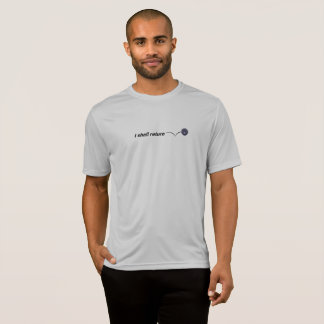 Camiseta Eu retornarei a umidade interna Wicking de