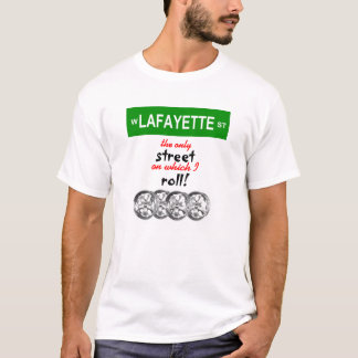 Camiseta Eu rolo com Lafayette! - Homens