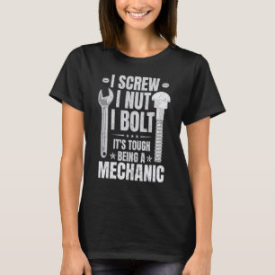 Camiseta Eu Rosqueio Eu Porca Eu Parafuso É Difícil Ser Um 