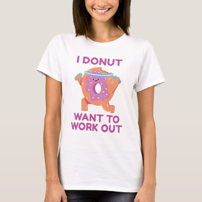 Camiseta Eu Rosquinha Quero Trabalhar (Frente)