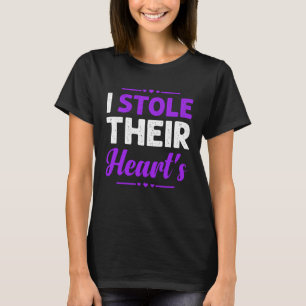 Camiseta Eu Roubei O Coração Deles O Dia Da Adoção.