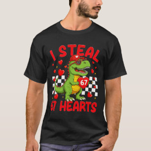 Camiseta Eu Roubo Corações 67 Dia dos Namorados 67 Dinossau