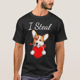 Camiseta Eu Roubo Corações Meninos Meninas Crianças Dia dos