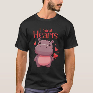 Camiseta Eu Roubo Corações Pigmeus Hippopotamus