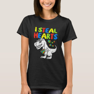 Camiseta Eu Roubo Corações, Quebra-cabeça, Autismo, Conscie