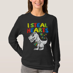 Camiseta Eu Roubo Corações, Quebra-cabeça, Autismo, Conscie