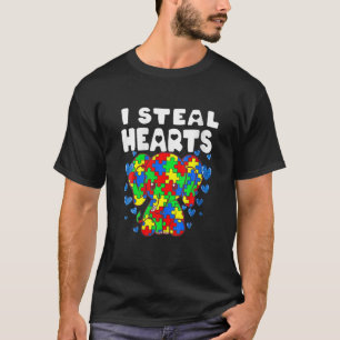 Camiseta Eu Roubo Óculos, Quebra-cabeça, Autismo, Conscie
