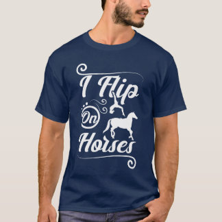 Camiseta Eu sacudir em cavalos, garoto