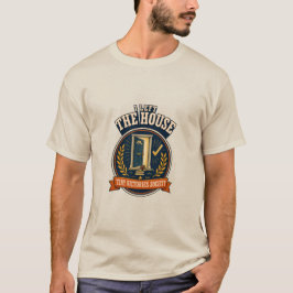 Camiseta Eu Saí de Casa Emblema de Vitória Introvertido Ret