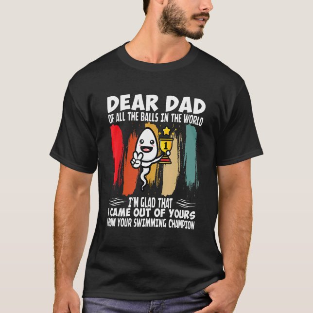 Camiseta Eu Saí Do Seu Campeão De Nadação Humor F (Frente)