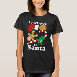Camiseta Eu Saí Para O Papai Noel Natal Divertido