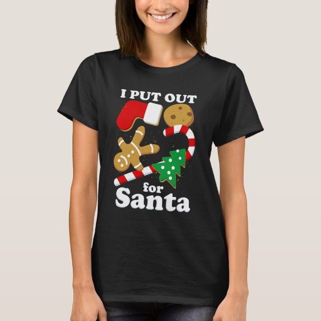 Camiseta Eu Saí Para O Papai Noel Natal Engraçado (Frente)