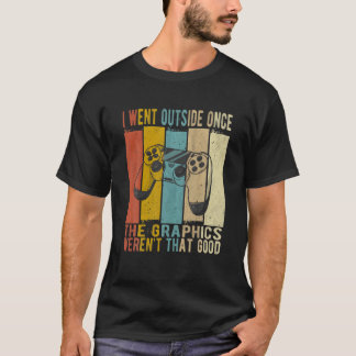 Camiseta Eu saí quando os Gráficos não eram tão bons