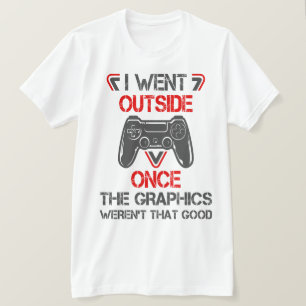 Camiseta Eu saí quando os Gráficos não eram tão bons