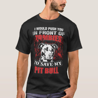 Camiseta Eu salvar meu pitbull