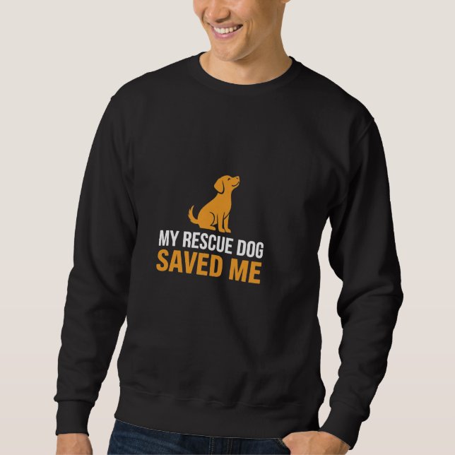 Camiseta Eu Salvei Meu Cachorro | Presente para Am (Frente)