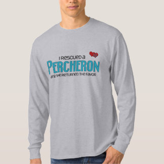 Camiseta Eu salvei um Percheron (o cavalo fêmea)