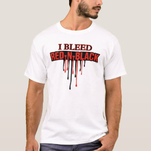 Camiseta Eu sangro o vermelho e o preto