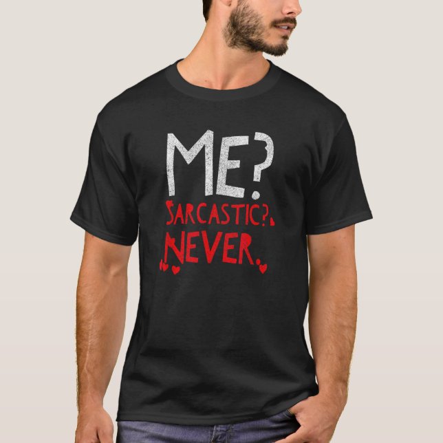 Camiseta Eu Sarcástico Nunca Tua Engraçada Inteligente Inte (Frente)
