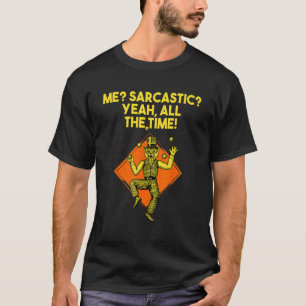 Camiseta Eu Sarcástico Sim O Tempo Todo Humor Nerd Estranho