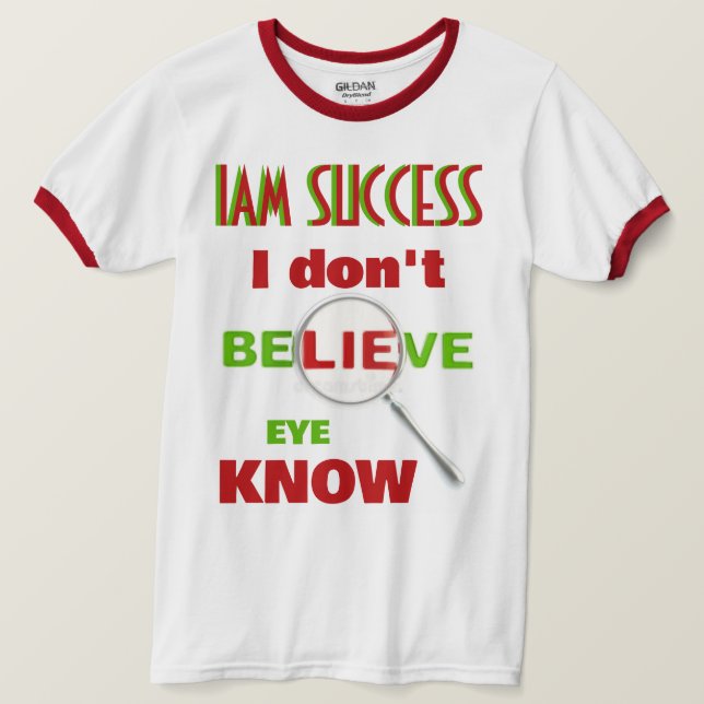 CAMISETA EU SEI (Frente do Design)