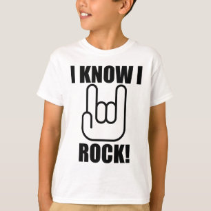 Camiseta Eu sei a rocha de I
