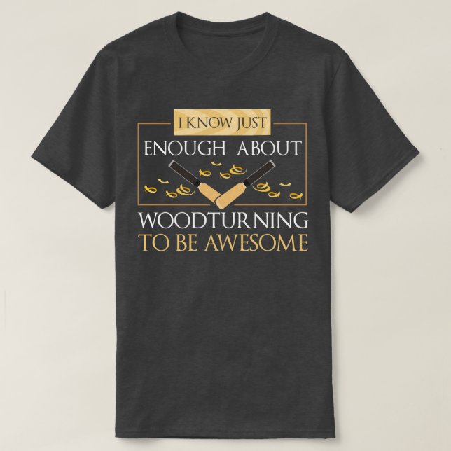 Camiseta Eu sei exatamente o suficiente sobre Torneamento d (Frente do Design)