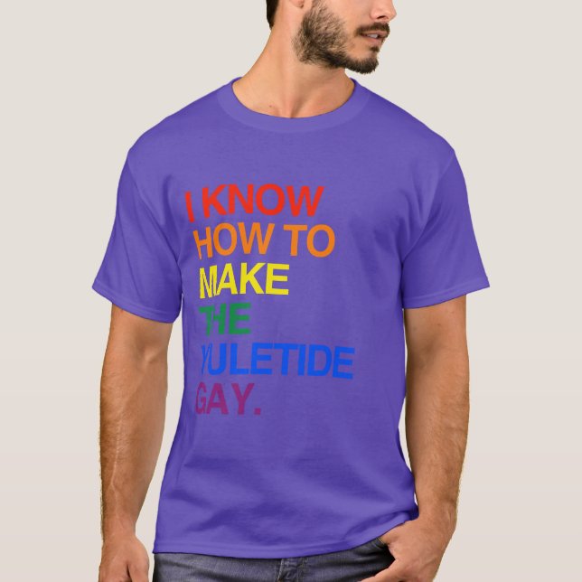 CAMISETA EU SEI FAZER O GAY DA MARÉ DE YULE (Frente)
