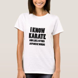 Camiseta Eu sei karatê