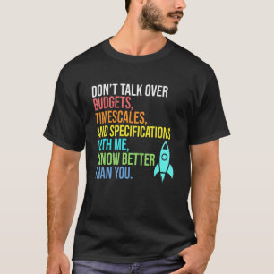 Camiseta Eu Sei Melhor Que Você Engenheiro Aeroespacial Fog