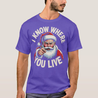Camiseta Eu Sei Onde Você Mora