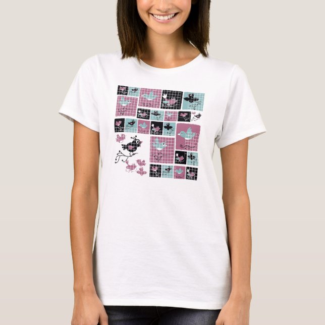 Camiseta Eu sei porque o pássaro prendido canta (Frente)