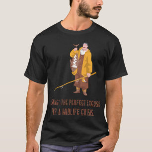Camiseta Eu sei que eu pesco como uma garota tente acompanh