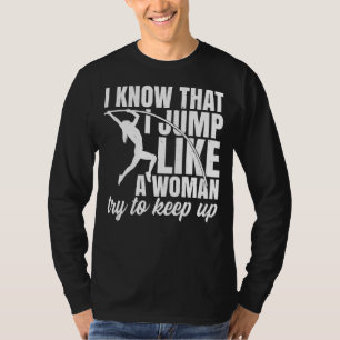 Camiseta Eu Sei Que Eu Salto Como Uma Mulher Polonesa Vazan