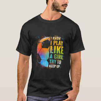 Camiseta Eu sei que jogo como quem tenta acompanhar o futeb