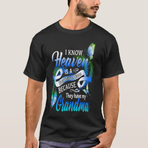 Camiseta Eu Sei Que O Céu É Um Lugar Bela Que Eles Têm O Me
