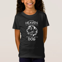 Camiseta Eu sei que o Céu é um lugar lindo porque eles te