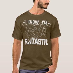 Camiseta Eu sei que sou um tubarão de ciência da biologia m